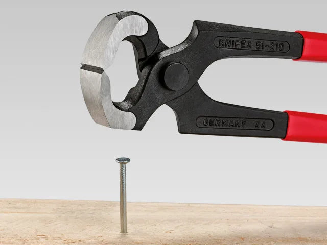 Hammerhead Style Carpenter's Pincers Plastic Coated Grip 210mm