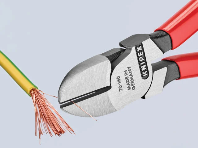 70 01 160 Diagonal Cutters Plastic Coated Grip 160mm
