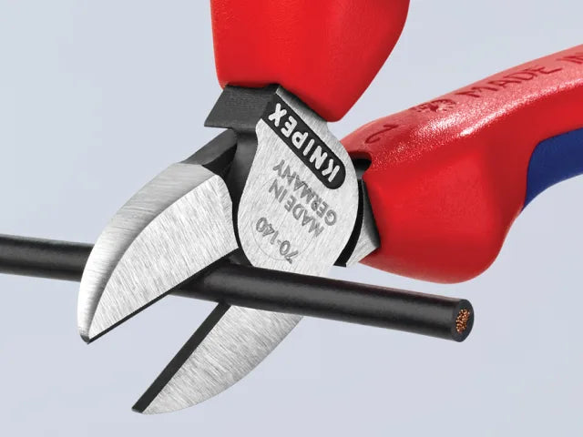 70 02 140 Diagonal Cutters Multi-Component Grip 140mm