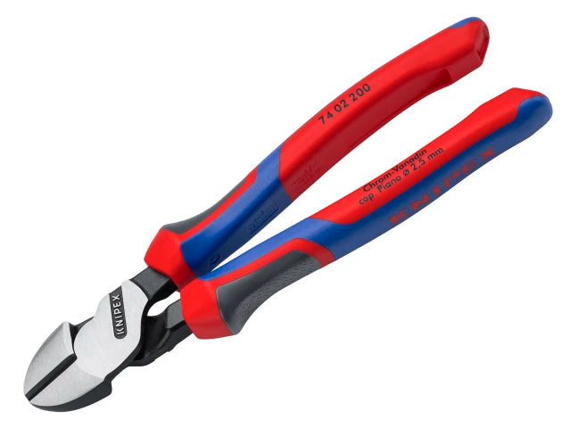 74 02 200 High Leverage Diagonal Cutters Comfort Handles 200mm