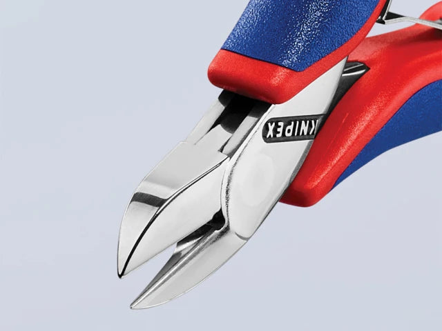77 12 115 Electronics Diagonal Cutter with Small Bevel & Lead Catcher 115mm