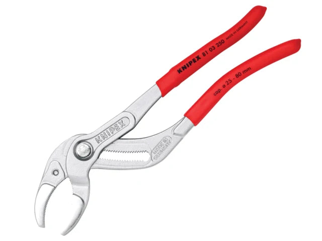 81 01 250 Siphon and Connector Pliers Chrome Finish 250mm