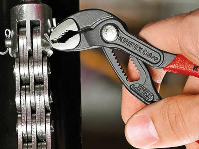 87 01 125 Cobra® High-Tech Mini Water Pump Pliers Plastic Coated Grip 125mm