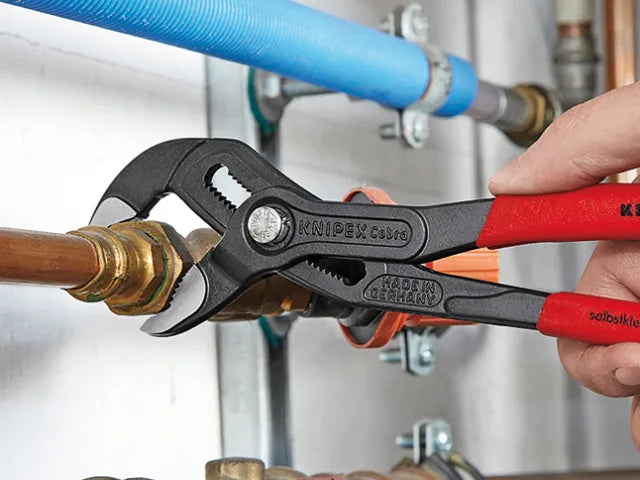 87 01 250 Cobra® High-Tech Water Pump Pliers Plastic Coated Grip 250mm