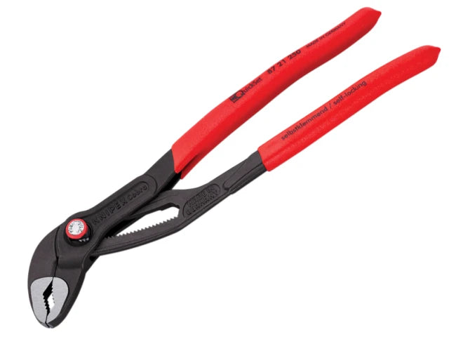 87 21 250 Cobra® Quickset Water Pump Pliers Plastic Coated Grip 250mm