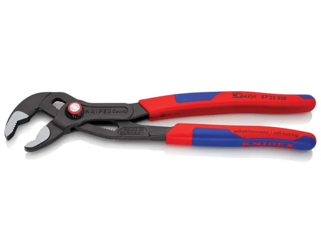87 22 250 Cobra® Quickset Water Pump Pliers Multi-component 250mm