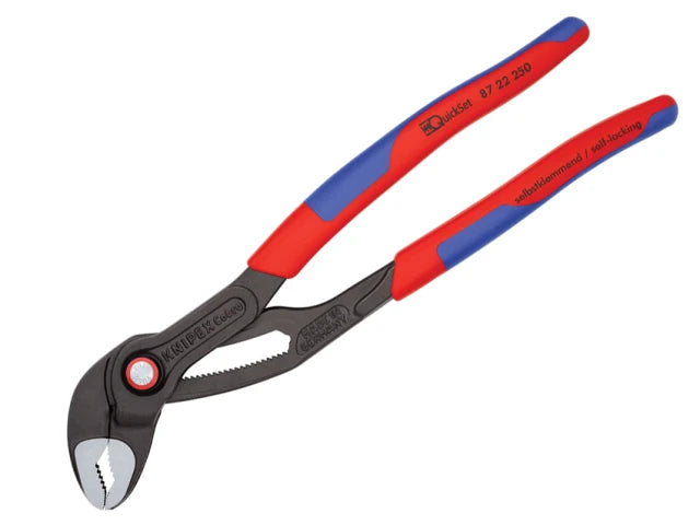 87 22 250 Cobra® Quickset Water Pump Pliers Multi-component 250mm