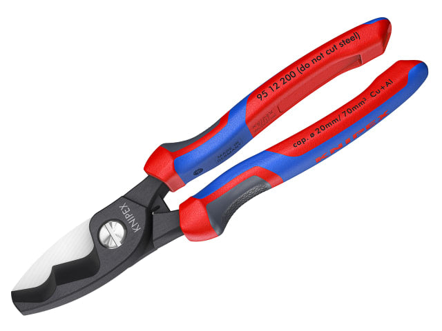 95 12 200 Cable Shears with Twin Cutting Edge Comfort Handles 200mm