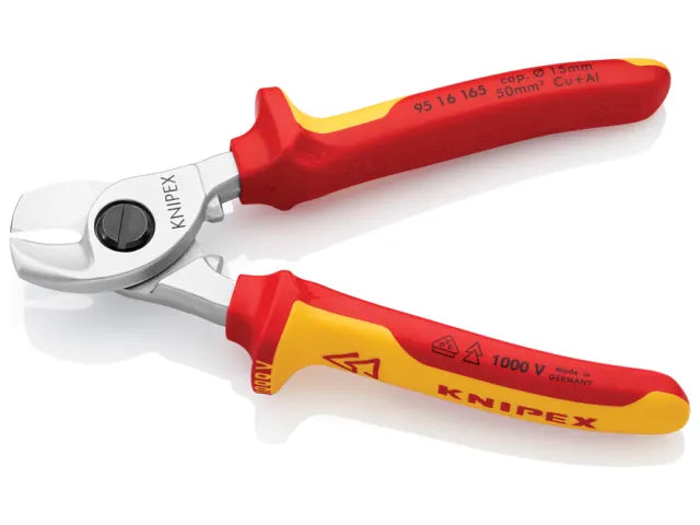 95 26 165 VDE Cable Shears with Return Spring 165mm