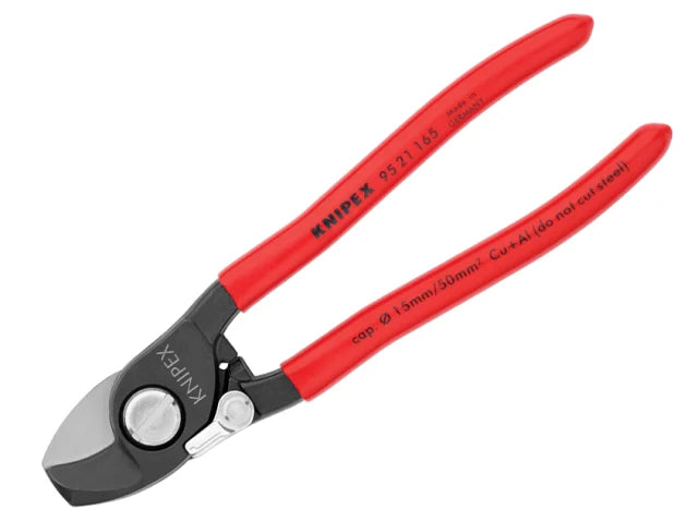 Cable Shears Plastic Coated Grip with Return Spring 165mm
