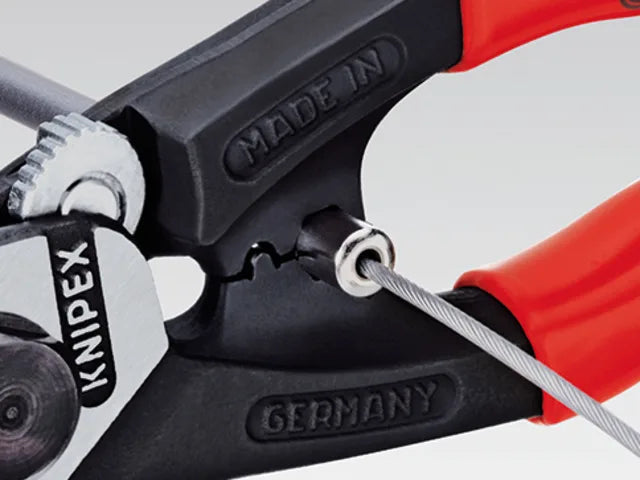 95 61 190 Wire Rope/Bowden Cable Cutter Plastic Coated Grip 190mm