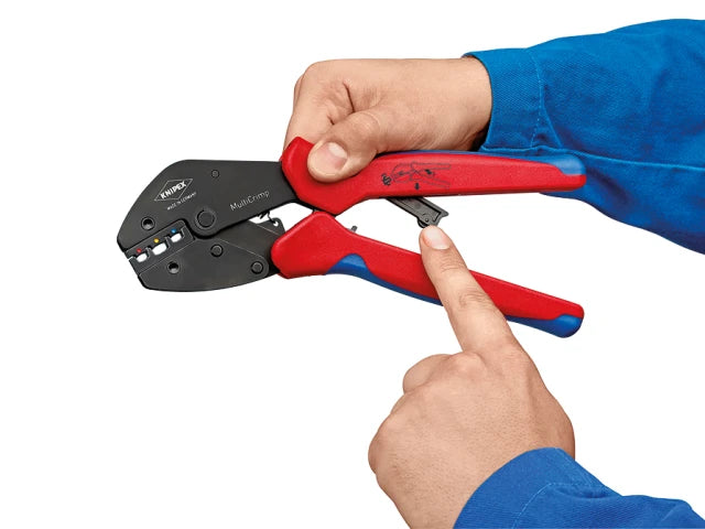 97 33 02 MultiCrimp® Crimping Pliers with 5 Quick Change Cartridges