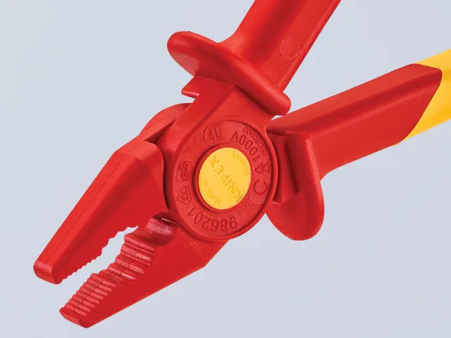 98 62 01 Flat Nose Plastic Insulated Pliers 180mm