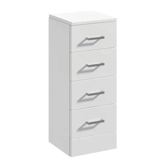 Arley Pro Kass 300mm Gloss White Floor Standing Storage Unit Kass 350