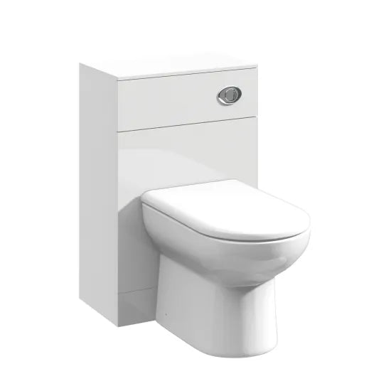 Arley Pro Kass 500mm Gloss White Floor Standing WC Unit