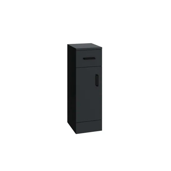 Arley Pro Kass 300mm 1 Drawer Soft Black Floor Standing Storage Unit