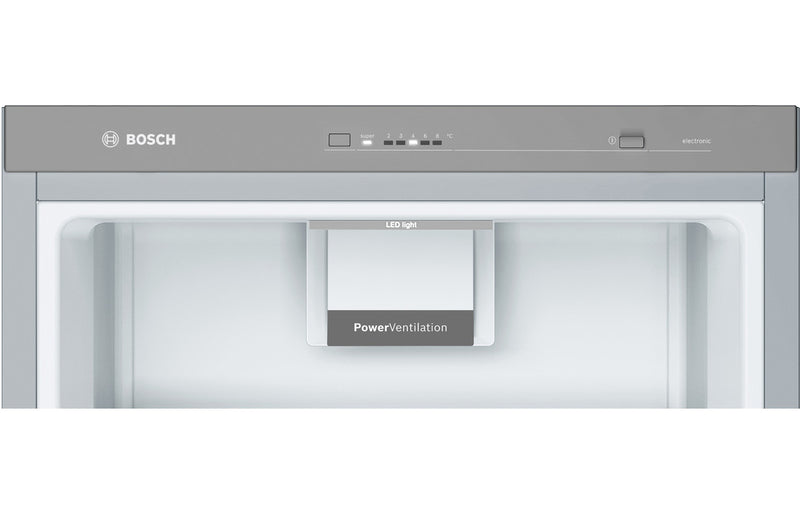 Bosch Series 4 KSV36VLEP F/S Tall Larder Fridge - St/Steel