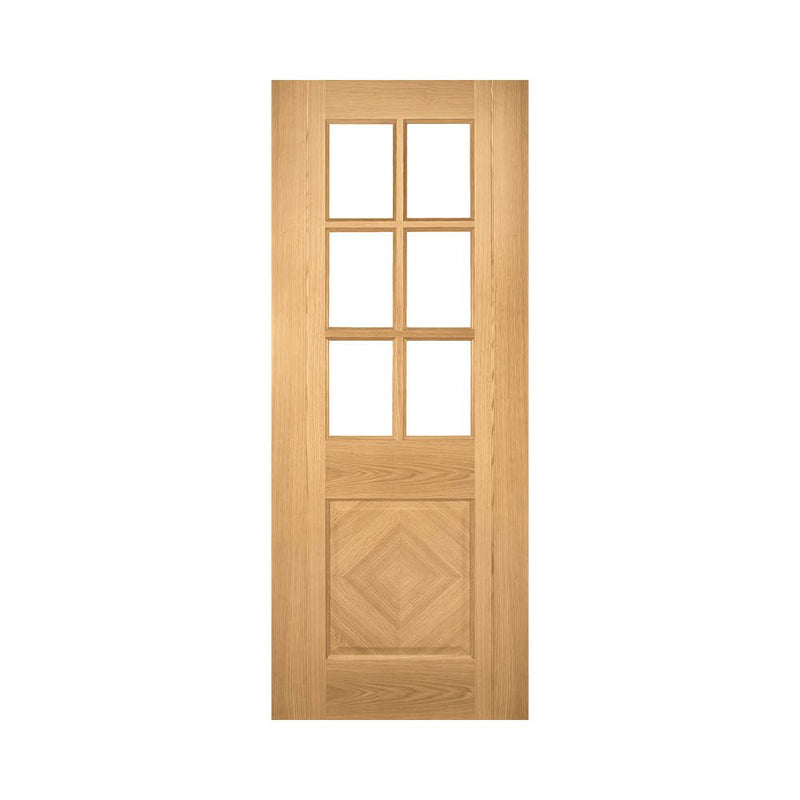 Deanta Kensington Prefinished Oak Bevelled Glaze Door