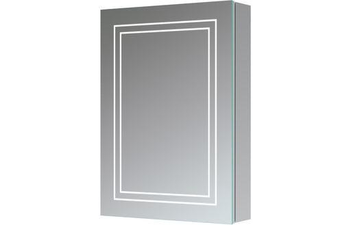 Kiko 500mm 1 Door Front-Lit LED Mirror Cabinet
