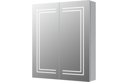 Kiko 600mm 2 Door Front-Lit LED Mirror Cabinet