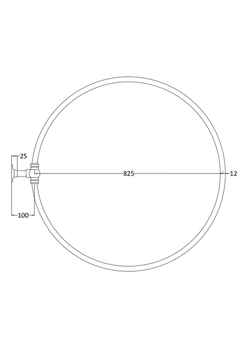 Chrome Shower Curtain Ring
