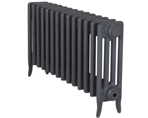 Carron Victorian 4 Column Primer Cast Iron Radiator - 14 Sections