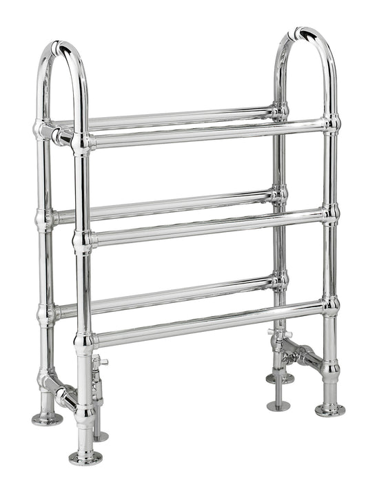Old London Chrome 762mm x 685mm Heated Towels Rails Horizontal Heated Towel Rail