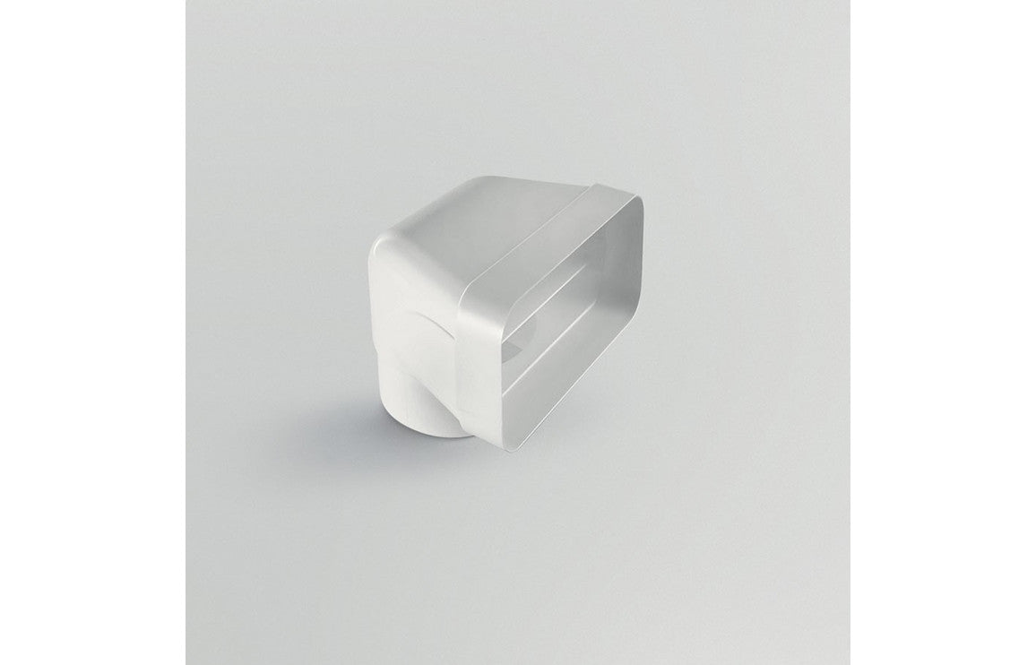 Embl Rectangular Fitting Elica 150mm Round-to-Rectangular 90° Bend Vertical Fitting — Trade ...