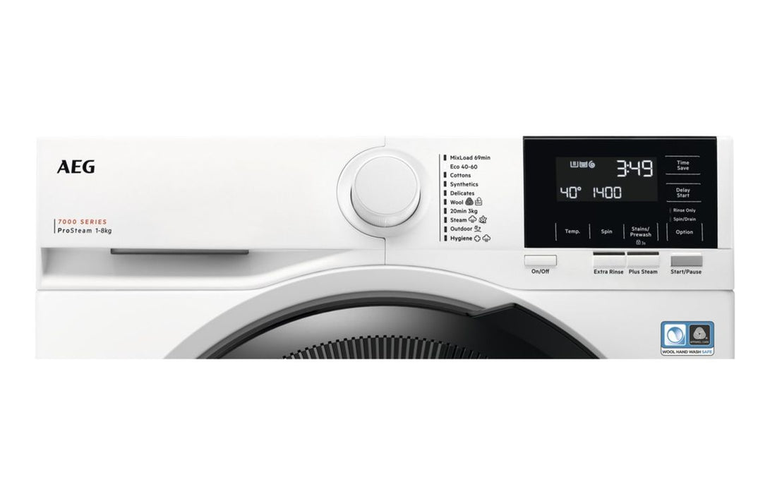 AEG LFR71844B F/S 8kg 1400rpm Washing Machine - White