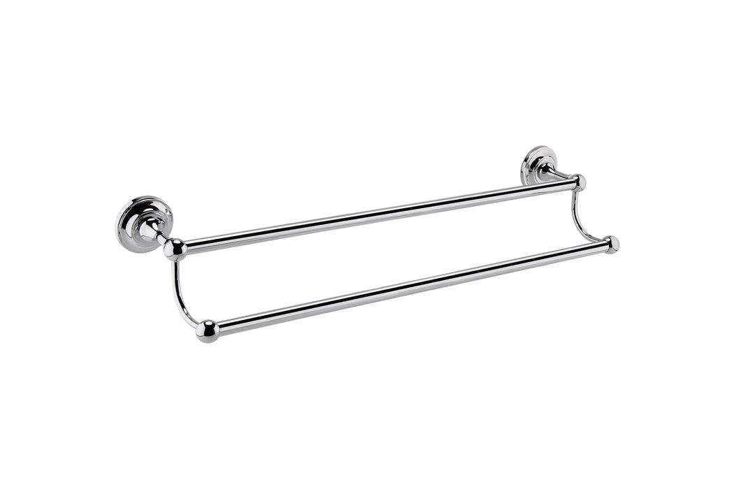 Chrome Double Towel Rail