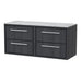1200mm Wall Hung 4-Drawer Unit & Marble Worktop (Drawer, Unit or Set)