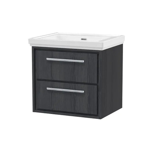 600mm Floor Standing 2-Drawer Unit & Basin 0 Tap Hole(Drawer Unit,Set)