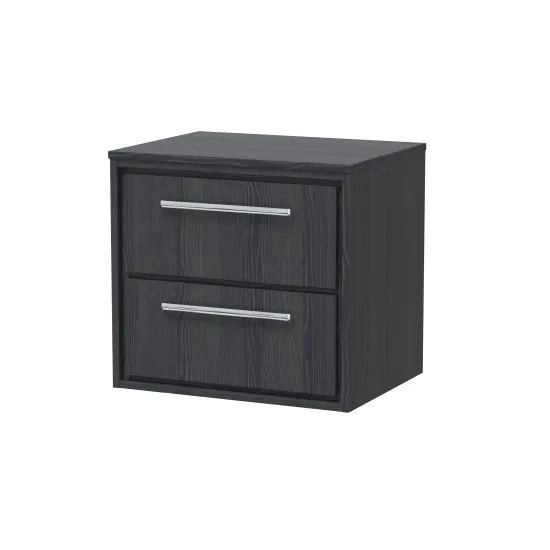 600mm Wall Hung 2-Drawer Unit & Worktop