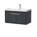 800mm Wall Hung Single Drawer Unit & Basin 1Tap Hole (Drawer Unit,Set)