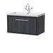 800mm Wall Hung Single Drawer Unit & Basin 1Tap Hole(Drawer Unit,Set)