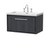 800mm Wall Hung Single Drawer Unit & Basin 3Tap Hole (Drawer,Unit or Set)