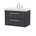 800mm Wall Hung 2-Drawer Unit & Basin Set  3Tap Hole (Drawer, Unit or Set)