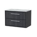800mm Wall Hung 2-Drawer Unit & Marble Worktop (Drawer, Unit or Set)