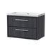800mm Wall Hung 2-Drawer Unit & Basin 0Tap Hole (Drawer Unit,Set)