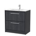 800mm Floor Standing 2-Drawer Unit & Basin Set 1 Tap Hole (Drawer Unit, Basin or Set)