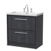 800mm Floor Standing 2-Drawer Unit & Basin 3Tap Hole (Drawer Unit,Set)