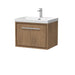 600mm Wall Hung Single Drawer Unit & Basin Set 1 Tap Hole (Drawer, Unit or Set)