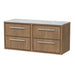 1200mm Wall Hung 4-Drawer Unit & Marble Worktop (Drawer, Unit or Set)    