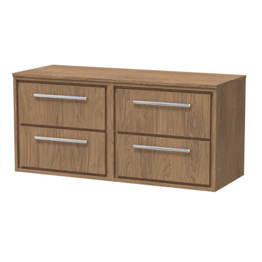 1200mm Wall Hung 4-Drawer Unit & Worktop(Drawer Unit,Set)