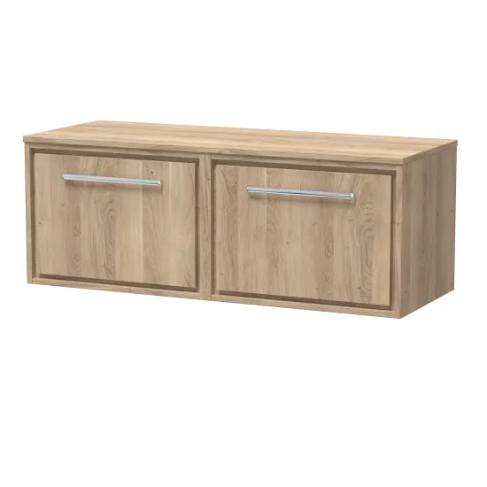 1200mm Wall Hung Single Drawer Unit & Worktop (Drawer Unit, Basin or S ...