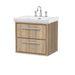 600mm Wall Hung 2-Drawer Unit & Basin  Set 3 Tap Hole