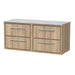 1200mm Wall Hung 4-Drawer Unit & Marble Worktop (Drawer, Unit or Set)