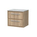 600mm Wall Hung 2-Drawer Unit & Marble Worktop (Drawer, Unit or Set)