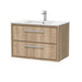 800mm Wall Hung 2-Drawer Unit & Basin Set 1 Tap Hole (Drawer, Unit or Set)