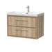 800mm Wall Hung 2-Drawer Unit & Basin Set 1 Tap Hole (Drawer, Unit or Set)
